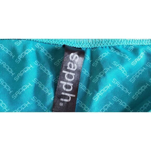 SAPPH TEAL SHIMMERY BIKINI SET NWT SIZE EURO M - Picture 6 of 10